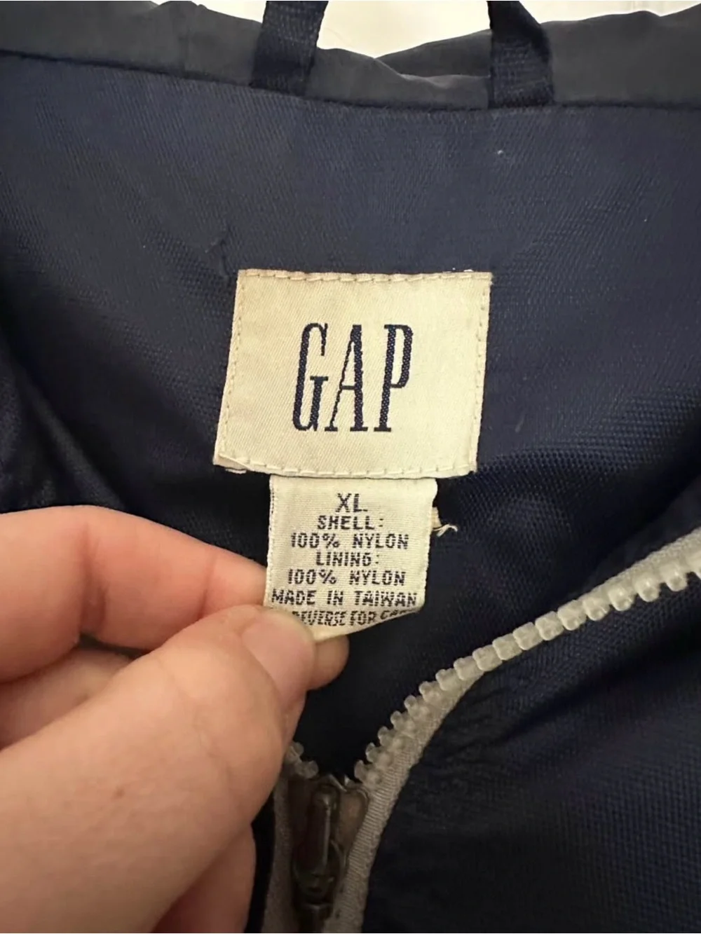GAP Navy Pullover Anorak Jacket with Hood